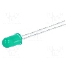 Dioda LED 5mm, verde, convex, 2.1...2.7V, BROADCOM (AVAGO) - HLMP-3507