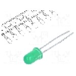Dioda LED 5mm, verde, convex, 2.2...2.5V, KINGBRIGHT ELECTRONIC - L-53LGD-TNR2.54 Dioda LED 5mm, verde, convex, 2.2...2.5V, KINGBRIGHT ELECTRONIC - L-53LGD-TNR2.54
