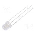 Dioda LED 5mm, verde/galben, plat, 2.1...2.6/2.9...3.6V, OPTOSUPPLY - OSYPMC57E1A