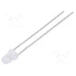 Dioda LED 5mm, verde, plat, 2.6...3.6V, LUCKYLIGHT - LL-504PGD2Q-G5-2B