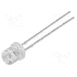 Dioda LED 5mm, verde, plat, 2.8...4V, OPTOSUPPLY - OSPG53E1A-KL
