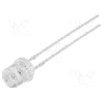 Dioda LED 5mm, verde, plat, 2.8...4V, OPTOSUPPLY - OSPG53E1A-NO