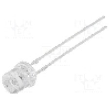 Dioda LED 5mm, verde, plat, 2.8...4V, OPTOSUPPLY - OSPG53E1A-NO