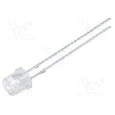 Dioda LED 5mm, verde, plat, 2.9...3.6V, OPTOSUPPLY - OSG5DA57E1A