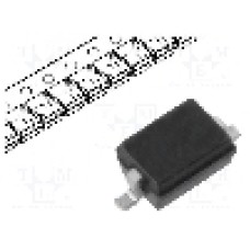 Dioda Schottky, SMD, 40V, 0.75A, SOD323, INFINEON TECHNOLOGIES - BAT165E6327