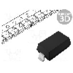 Dioda zener, 3.3V, 0.41W, capsula SOD123, PanJit Semiconductor - BZT52-C3V3_R1_00001