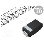 Dioda zener, 3.9V, 1W, capsula SMA, PanJit Semiconductor - 1SMA4730_R1_00001