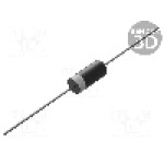 Dioda redresoare, 2A, 0,8kV, DO15, DC COMPONENTS - BY299