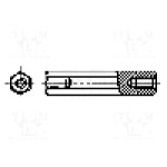 Distantier din alama, 95mm, DREMEC - 1113X95 Distantier din alama, 95mm, DREMEC - 1113X95