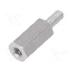 Distantier din aluminiu, 10mm, DREMEC - 232X10