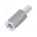 Distantier din aluminiu, 10mm, DREMEC - 234X10