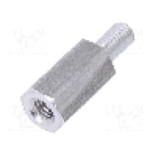 Distantier din aluminiu, 10mm, DREMEC - 234X10