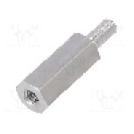 Distantier din aluminiu, 12mm, DREMEC - 232X12