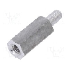 Distantier din aluminiu, 12mm, DREMEC - 234X12