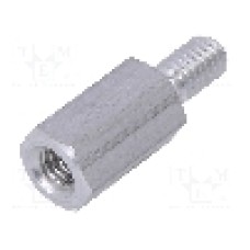 Distantier din aluminiu, 12mm, DREMEC - 236X12