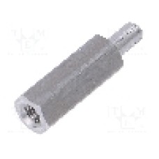 Distantier din aluminiu, 15mm, DREMEC - 234X15