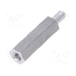 Distantier din aluminiu, 18mm, DREMEC - 234X18