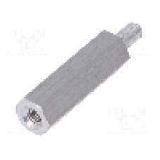 Distantier din aluminiu, 20mm, DREMEC - 235X20