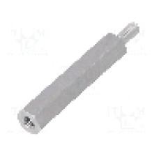 Distantier din aluminiu, 25mm, DREMEC - 232X25 Distantier din aluminiu, 25mm, DREMEC - 232X25