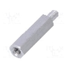 Distantier din aluminiu, 25mm, DREMEC - 236X25