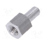 Distantier din aluminiu, 5mm, DREMEC - 234X05