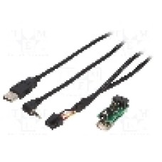 Adaptor USB/AUX, Jack 3,5mm 4pin mufa, USB A mufa, {{Culoare}}, ACV - 44-1213-005