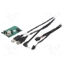 Adaptor USB/AUX, Jack 3,5mm 4pin mufa, USB A mufa x2, {{Culoare}}, PER.PIC. - C8306-USB