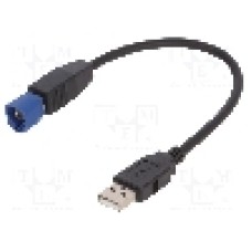 Adaptor USB/AUX, USB A mufa, {{Culoare}}, ACV - 44-1300-003