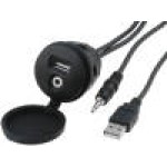 Adaptor AUX-USB, USB A mufa, PER.PIC. - C0003-USB