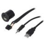 Adaptor AUX-USB, USB A mufa, PER.PIC. - C3401-USB