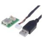 Adaptor AUX-USB, USB A mufa, PER.PIC. - C8401-USB