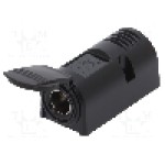 Adaptor soclu bricheta auto, conector plat 6,3mm, neagra, PRO CAR - 67618100