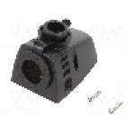 Adaptor soclu bricheta auto, conector plat 6,3mm, neagra, SCI - A13-142HS