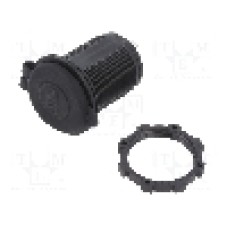 Alimentare auto, conector plat 6,3mm, neagra, 4CARMEDIA - 