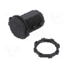 Alimentare auto, conector plat 6,3mm, neagra, 4CARMEDIA - 