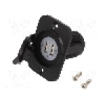 Alimentare auto, conector plat 6,3mm, neagra, SCI - A13-194B2PS-BB3