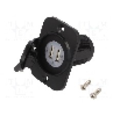 Alimentare auto, conector plat 6,3mm, neagra, SCI - A13-194B2PS-BB3