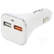 Alimentare auto, mufa pentru bricheta auto, alba, AKYGA - AK-CH-08