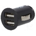 Alimentare auto, mufa pentru bricheta auto, neagra, AKYGA - AK-CH-02