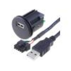 Prelungitor, USB A mufa, PER.PIC. - C0005-USB