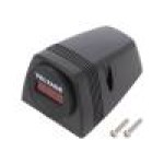 Voltmetru, conector plat 6,3mm, SCI - A25-1HS-BB3-G