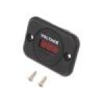 Voltmetru, conector plat 6,3mm, SCI - A25-1PS-BB3-R