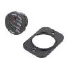 Voltmetru, conector plat 6,3mm, SCI - A25-4PS-BB3