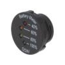 Voltmetru, conector plat 6,3mm, SCI - A25-4