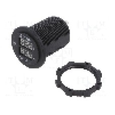 Voltmetru, conector plat 6,3mm, neagra, 4CARMEDIA - 