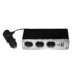 ADAPTOR BRICHETA - 3X BRICHETA + USB 5V DC - ZLA0633