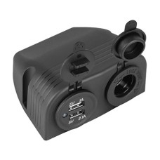 MUFA MONTAJ AUTO 2XUSB 3100MA SI BRICHETA - PY-CHR0005