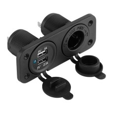 MUFA MONTAJ AUTO INCARCARE 2XUSB 3.1A+BRICHET - PY-CHR0002 MUFA MONTAJ AUTO INCARCARE 2XUSB 3.1A+BRICHET - PY-CHR0002