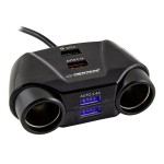 SPLITTER BRICHETA AUTO X2 2 PORTURI USB QC 3. - ESP-EZ132