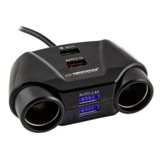 SPLITTER BRICHETA AUTO X2 2 PORTURI USB QC 3. - ESP-EZ132